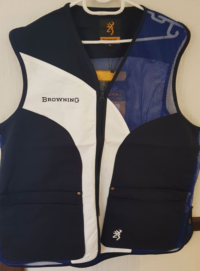 Browning Shooting Vest Sporter Blue